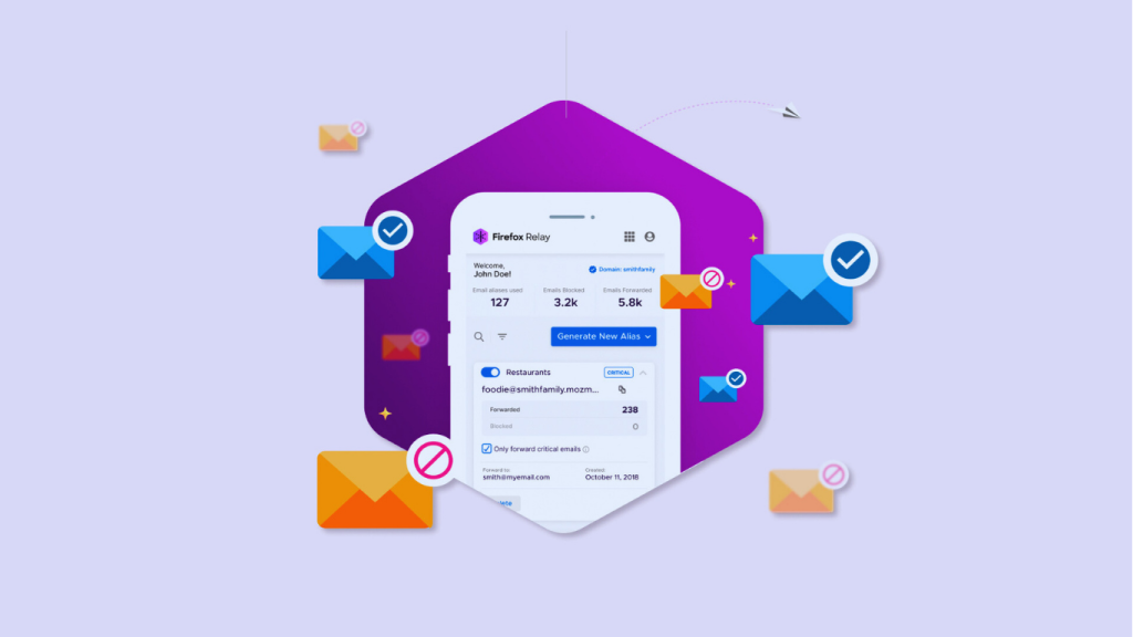 firefox email masking UI